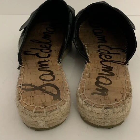 Sam Edelman Lynda Black bow mules espadrilles - Picture 4 of 6